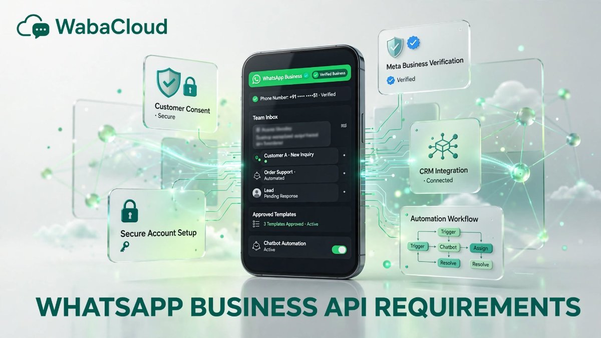 WhatsApp Business API requirements